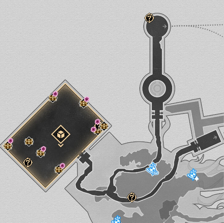 HSR Murmuring Woods Grove of Epiphany F3 Map