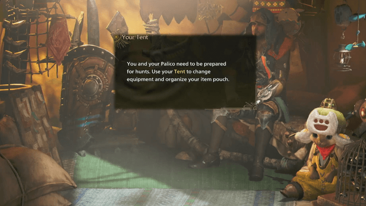 Monster Hunter Wilds - Enter Your Tent