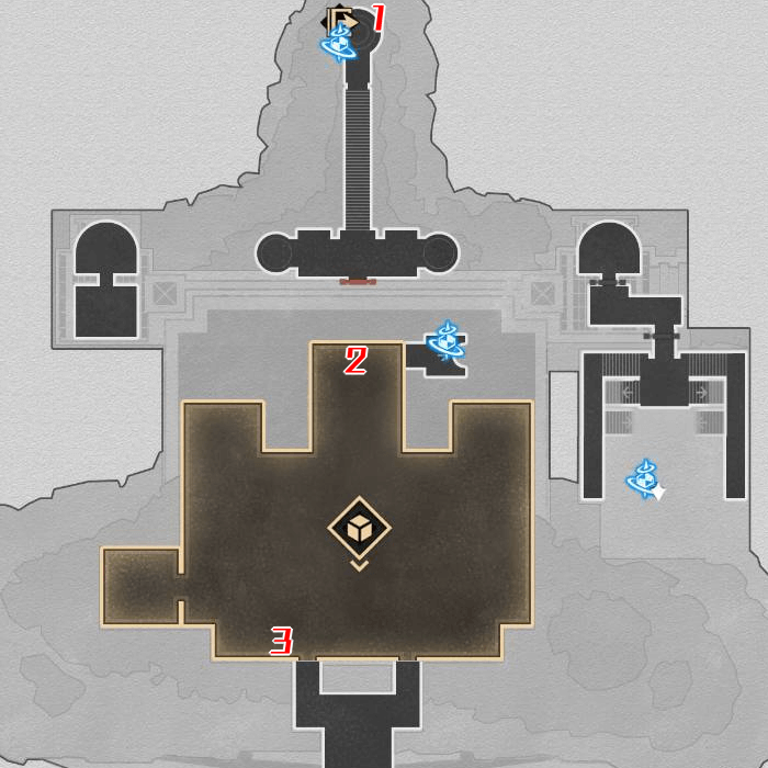 Honkai Star Rail - Creation Nymph Locations Sanctum of Prophecy Janusopolis - F1