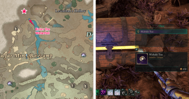 Avowed - Wahaki Tua Location