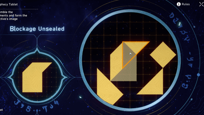 Sanctum of Prophecy Prophecy Tablet 1 Step 2