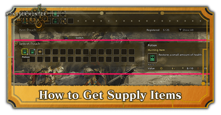 Monster Hunter Wilds - How to Get Supply Items