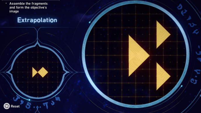 Honkai Star Rail - Murmuring Woods Grove of Epiphany Prophecy Tablet 1 Step 1