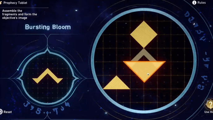 Honkai Star Rail - Murmuring Woods Grove of Epiphany Prophecy Tablet 4 Step 1