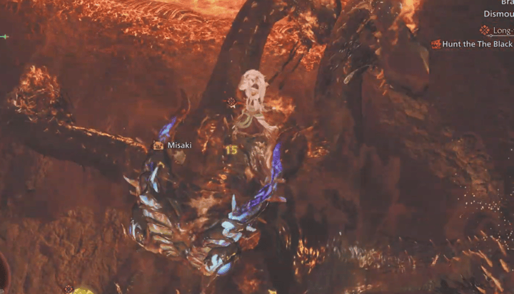 Monster Hunter Wilds - Attack the Head of the Black Flame