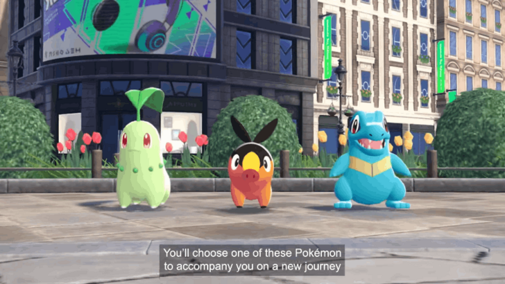 Starter Pokemon are Tepig, Totodile, Chikorita