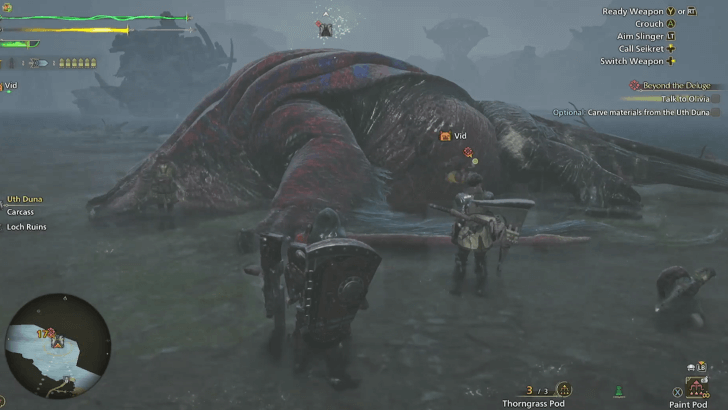 Monster Hunter Wilds - Carve the Uth Duna