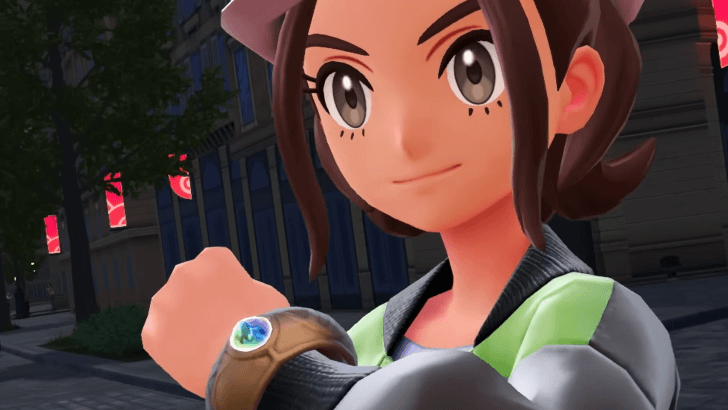 Pokemon Legends Z-A - Trainer Holding Key Stone