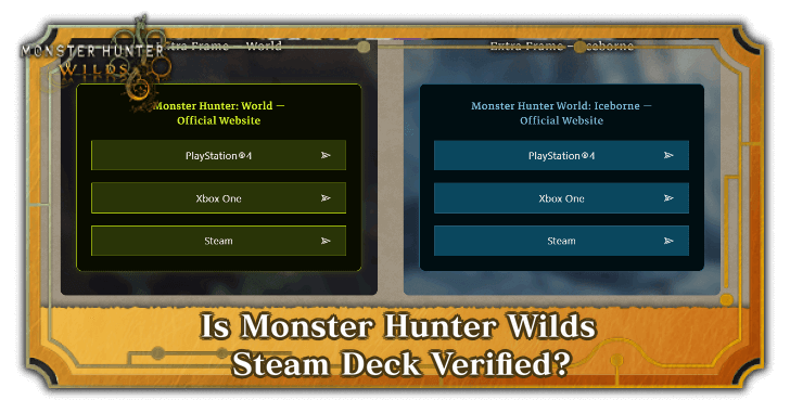 MH Wilds Top Banner - Is Monster Hunter Wilds Steam Deck Verified