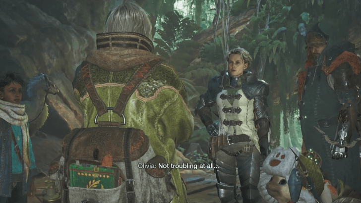 Monster Hunter Wilds - Talk to Olivia