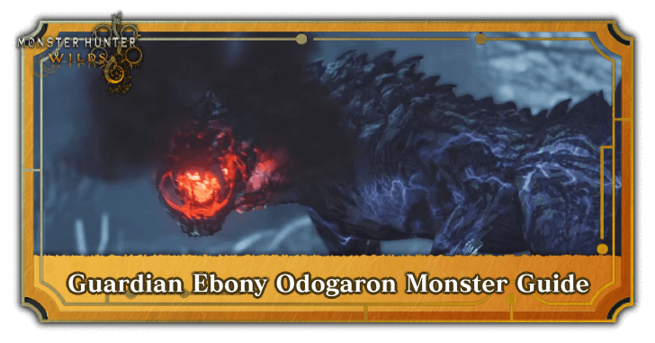 Guardian Ebony Odogaron Monster Guide