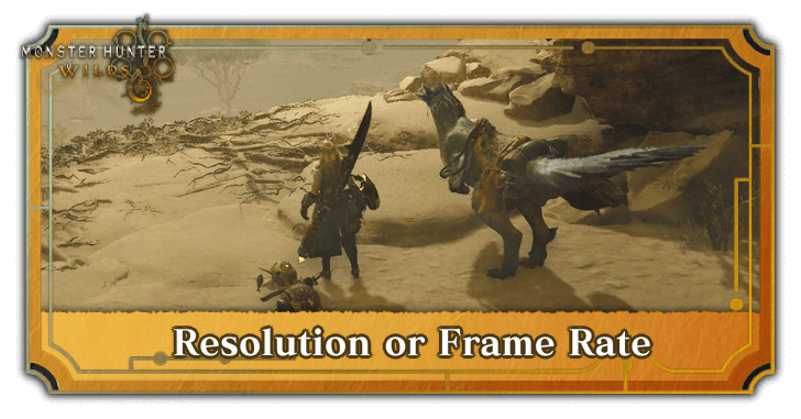 MH Wilds Hunter - Resolution or Frame Rate Best Option to Prioritize