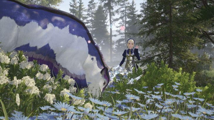 Blue Bullquet Selfie