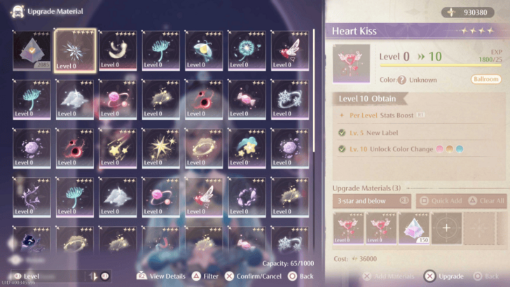 Upgrade 5 Eurekas to Level 10