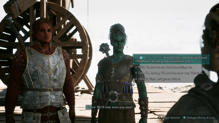 Avowed - Dont Look Down Dialogues