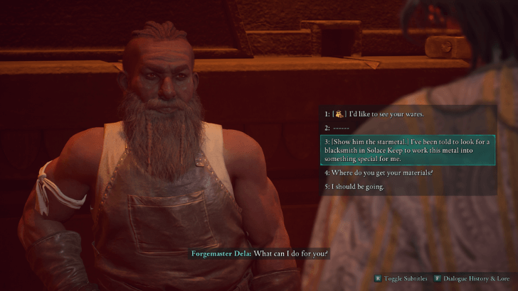 Avowed - Starmetal Smithy