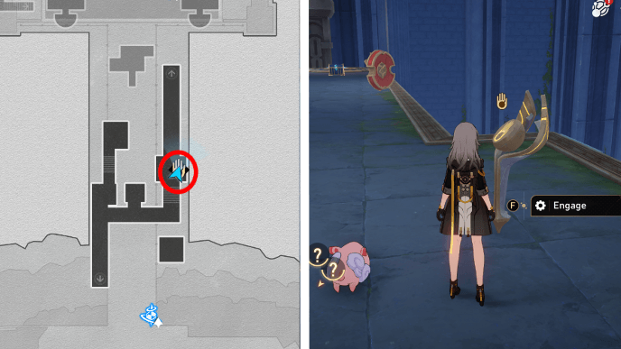 Honkai Star Rail - Portentous Goldwoven - Sanctum of Prophecy Puzzle Location