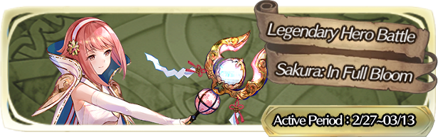Legendary Sakura Hero Battle Fire Emblem Heroes FEH