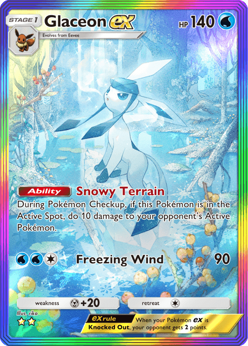 Pokemon TCG Pocket - A2a 092 Glaceon ex