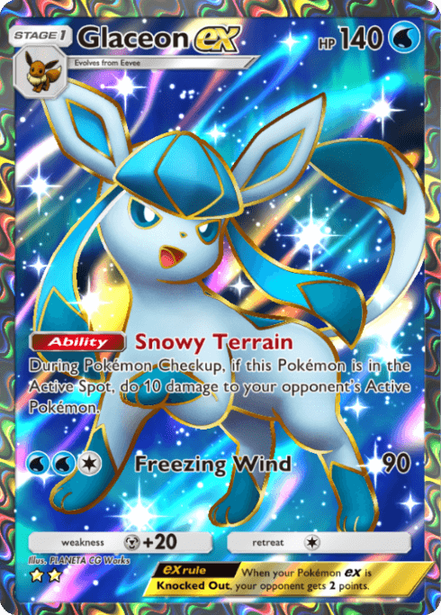 Pokemon TCG Pocket - A2a 083 Glaceon ex