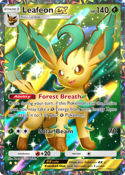 Pokemon TCG Pocket - A2a 082 Leafeon ex