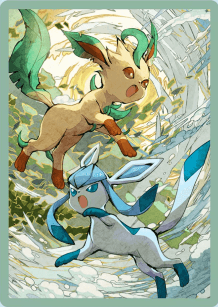 Pokemon TCG Pocket - Leafeon & Glaceon Card Sleeve