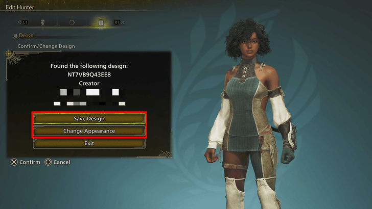Monster Hunter Wilds How to Download Design Codes Step 3