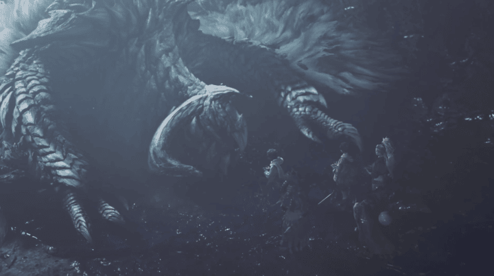 Monster Hunter Wilds - Nata Prays over the Arkveld