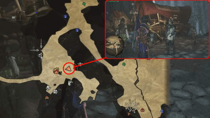 Olivia Ruins of Wyveria Location