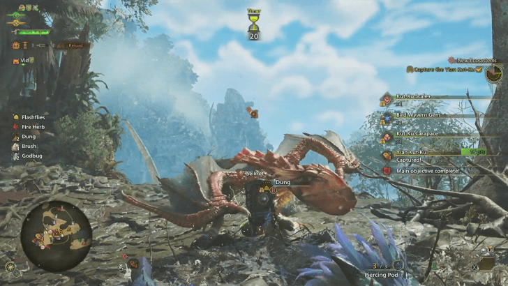 Monster Hunter Wilds - Capturing