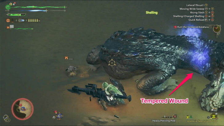 Use Focus Mode to Highlight Tempered Wounds