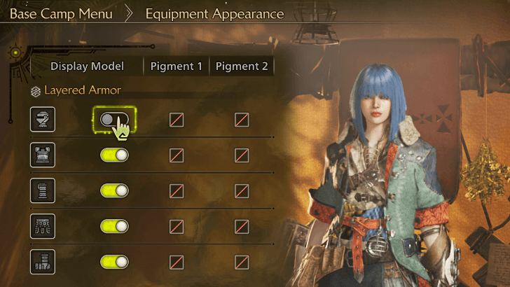 Equipment Appearance