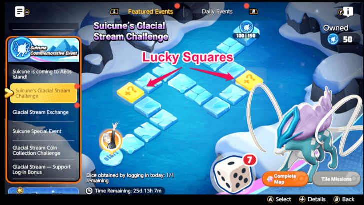 Glacial Stream Challenge Lucky Squares.png