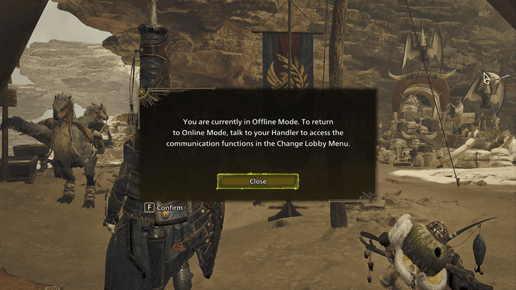 Offline Mode Not Connected