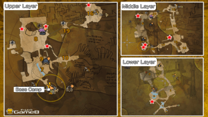 Mining Outcrop Spawn Locations