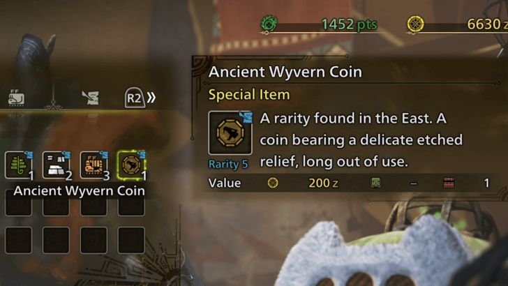 Ancient Wyvern Coin Item