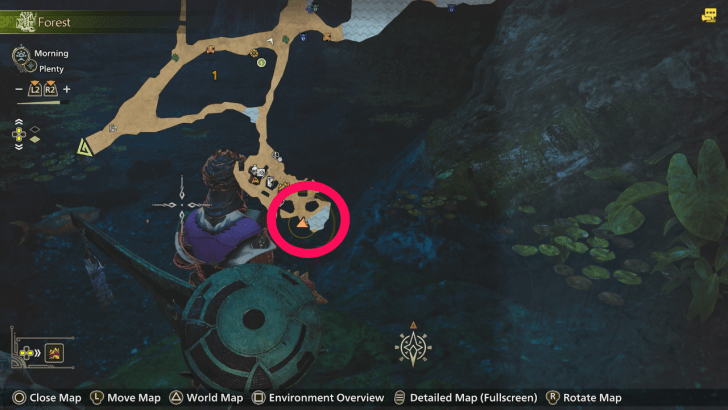 Check the Fishing Spot at Scarlet Forest Base First