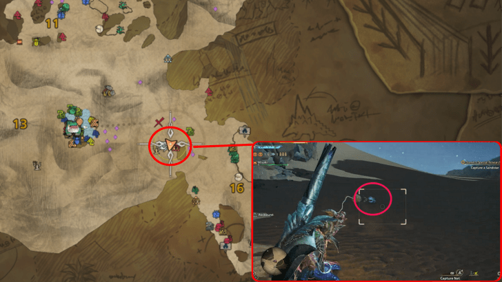 Monster Hunter (MH) Wilds - Sandstar Map Overview