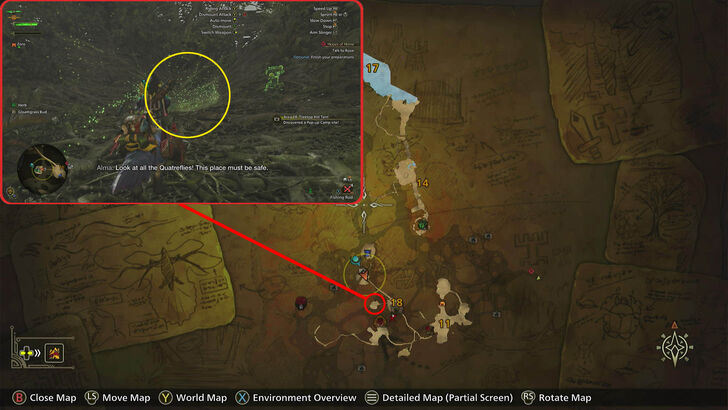 Monster Hunter Wilds - Area 18: Treetop Hill