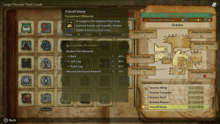 Gravios Firecell Stone