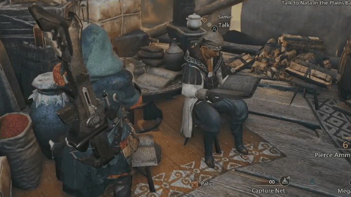 Monster Hunter Wilds - Talk to Samin