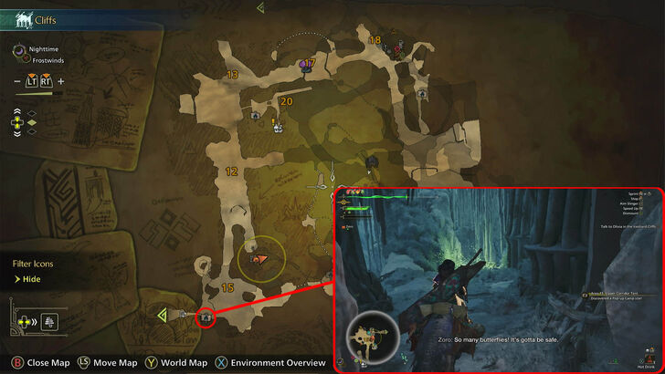 Monster Hunter Wilds - Area 15: Upper Corridor