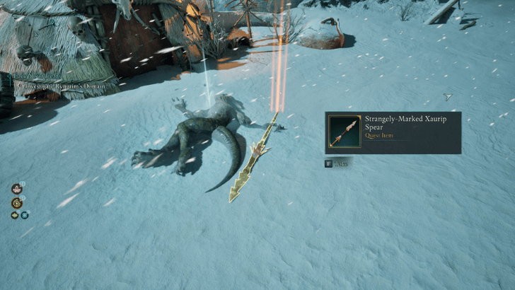 Avowed - Strangely Marked Xaurip Spear