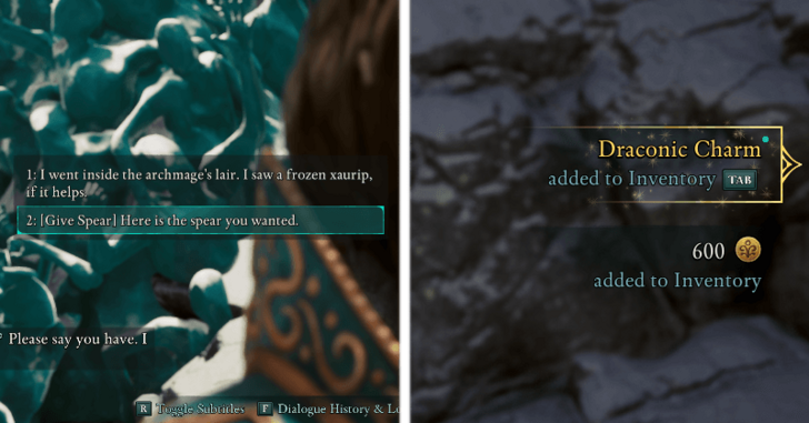 Avowed - Draconic Charm World Location