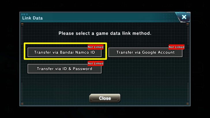 Account Linking with BNID - Gundam UCE