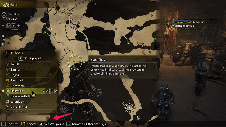 Monster Hunter Wilds - Setting Waypoints on the Map.png