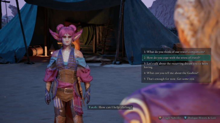 Talk to Yatzli to Unlock Her Training