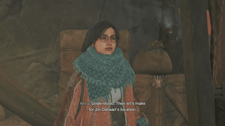 Monster Hunter Wilds - Talk to Alma