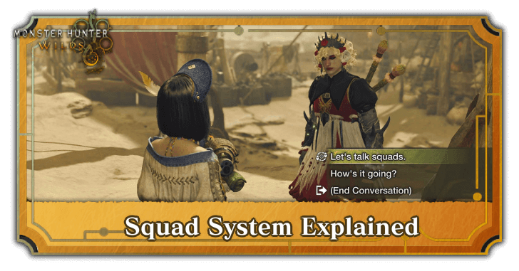 MH Wilds - Squad System Explained