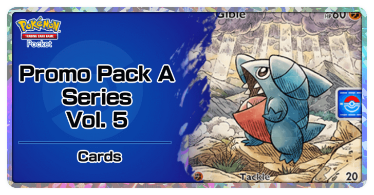【名入れ無料】 List of Promo Pack A Series Vol. 5 Cards | Pokemon TCG 洋楽